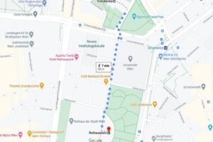 https://www.google.at/maps/dir/Votivkirche,+Rooseveltplatz,+Wien/Rathausplatz,+Rathausplatz,+Wien/@48.213027,16.3568931,17z/data=!3m1!4b1!4m14!4m13!1m5!1m1!1s0x476d07beed9e4ccd:0xb1cdb0d22f1d8336!2m2!1d16.3590821!2d48.2154012!1m5!1m1!1s0x476d07966dc3b145:0x1e7a761d819e68fa!2m2!1d16.3587554!2d48.2106456!3e2