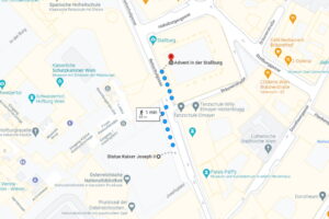 https://www.google.com/maps/dir/Statue+Kaiser+Joseph+II,+Josefsplatz+2,+1010+Wien/48.2071106,16.3672813/@48.2069111,16.3680527,18.5z/data=!4m9!4m8!1m5!1m1!1s0x476d07997a4020f1:0x857c9908856cdf11!2m2!1d16.3672511!2d48.2064688!1m0!3e2
